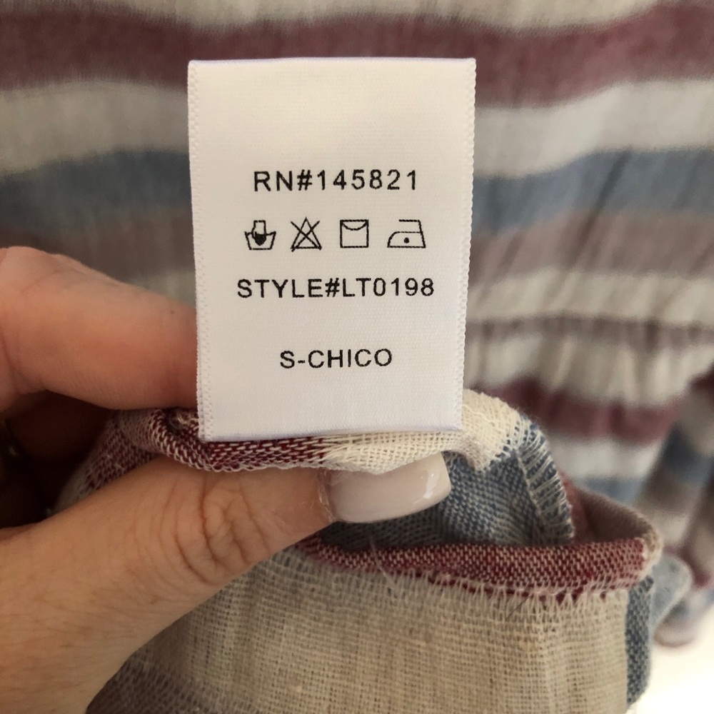 Listicle Striped Babydoll Top - Picture 7 of 7